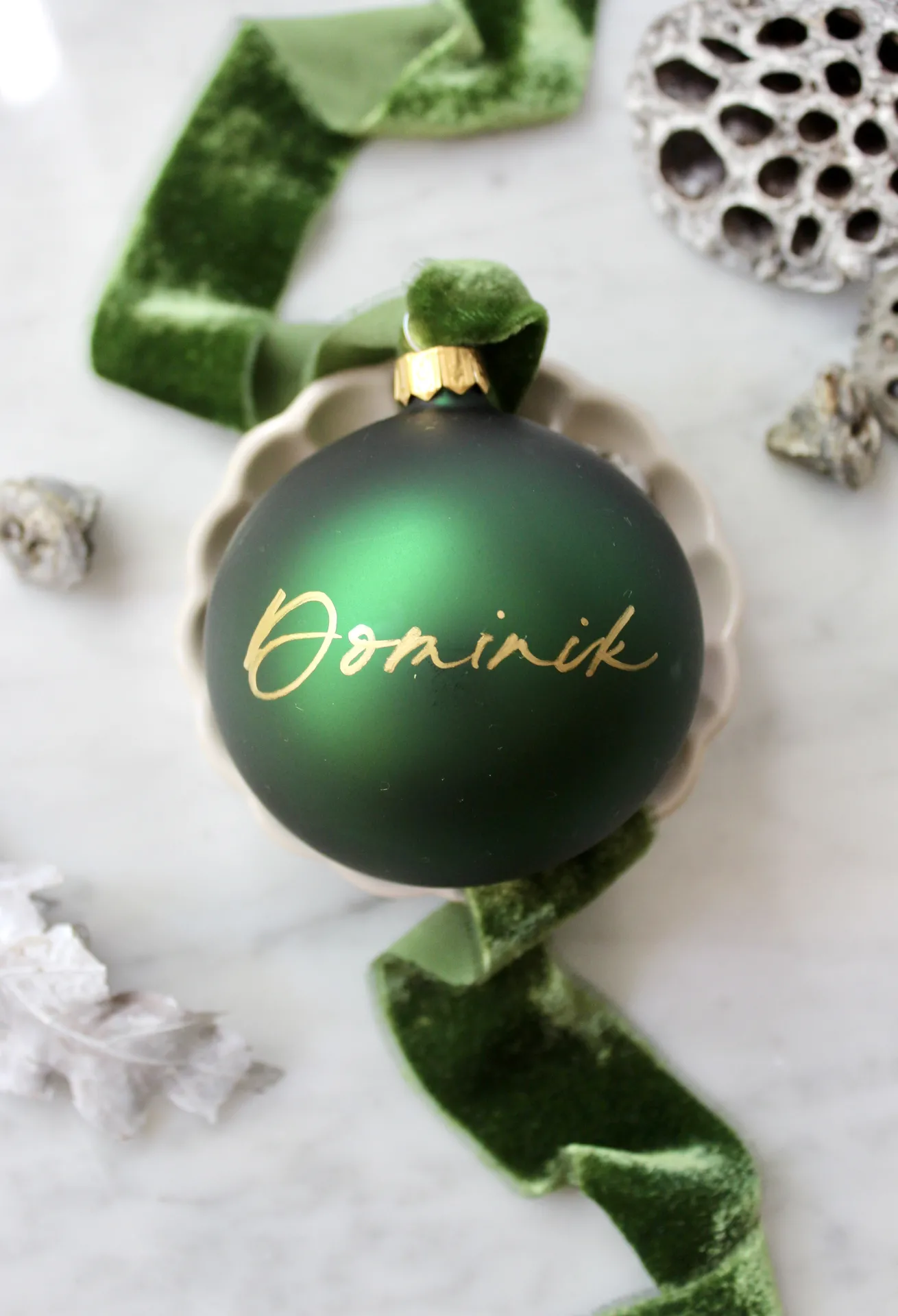 Zöld karácsonyfa gömb Zöld karácsonyfa gömb